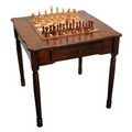 Elegant Chess, Checkers, and Backgammon Table